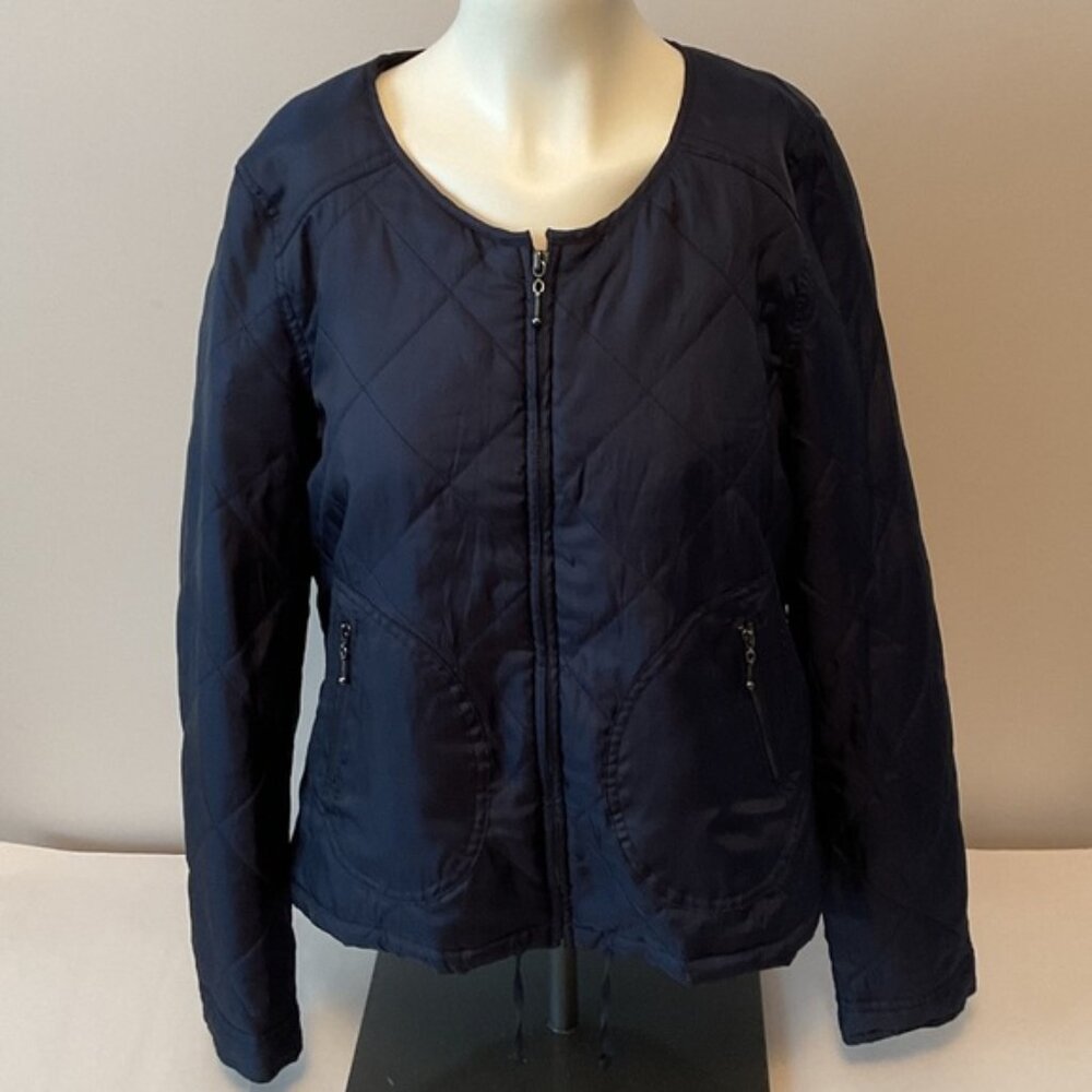 Ricki's Navy Quilted Jacket